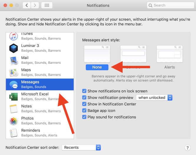 How To Turn Off Notifications On Mac For Imessage
